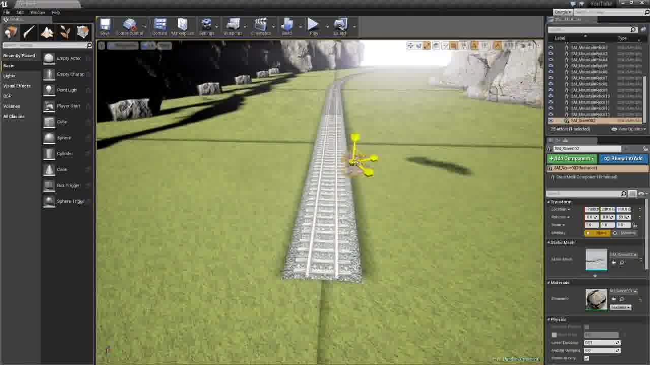 Speed Level Design - The Railroad - Unreal Engine 4