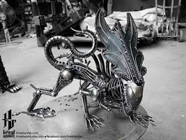 Роботы из металлического мусора: скульптуры Kreatworks