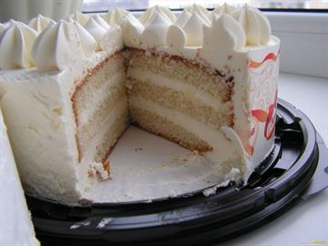 Торт с пломбирным кремом
