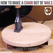 How to make a chair out of nails