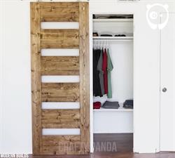 How to make modern sliding door