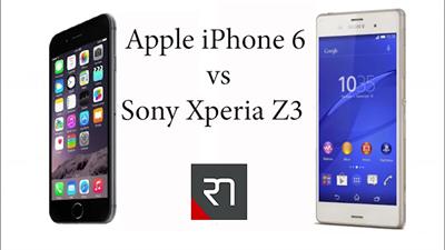 Sony Xperia Z3 vs iPhone 6