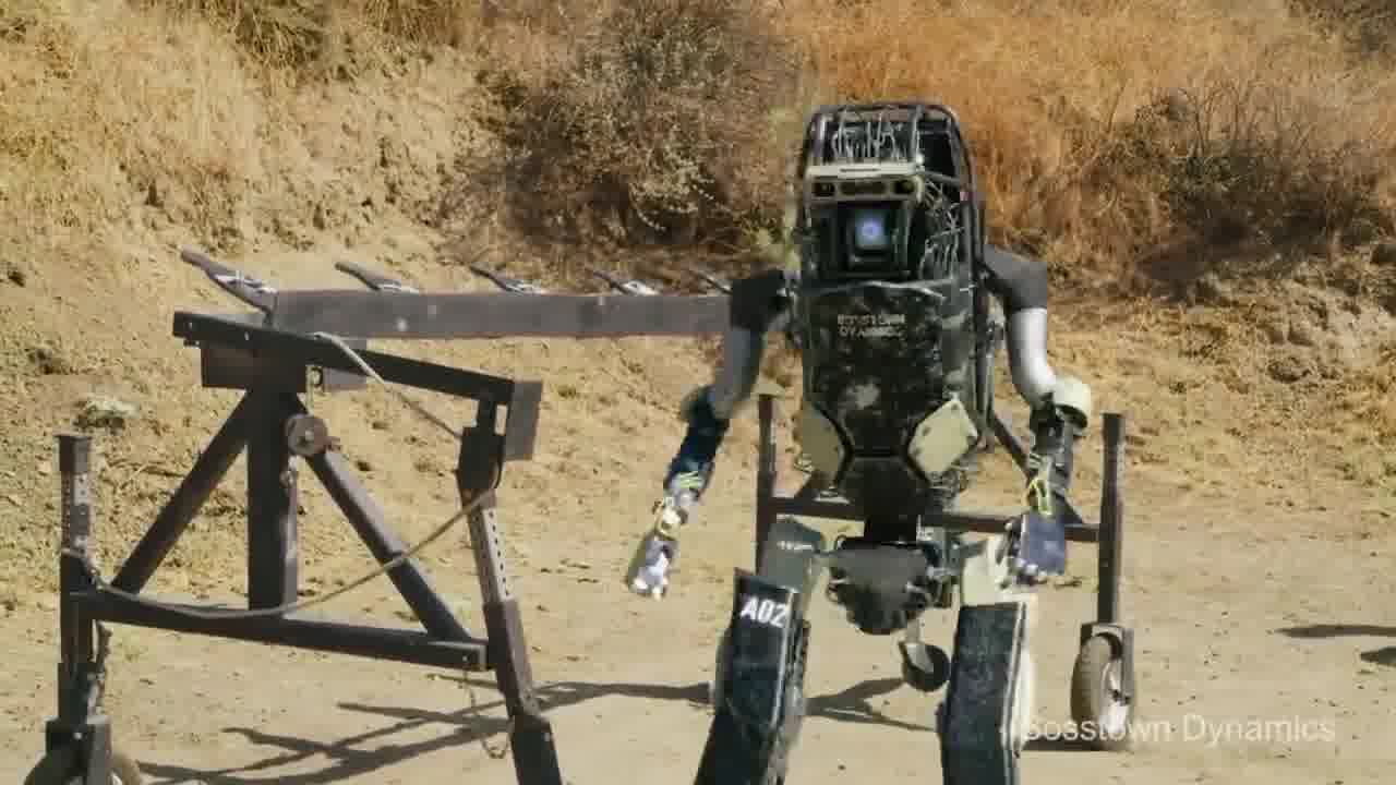 Кожаные ублюдки, робот и полигон (озвучка пародии Boston Dynamics)