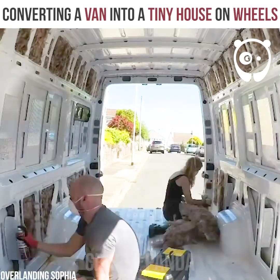 Converting a van into a tiny house on wheels