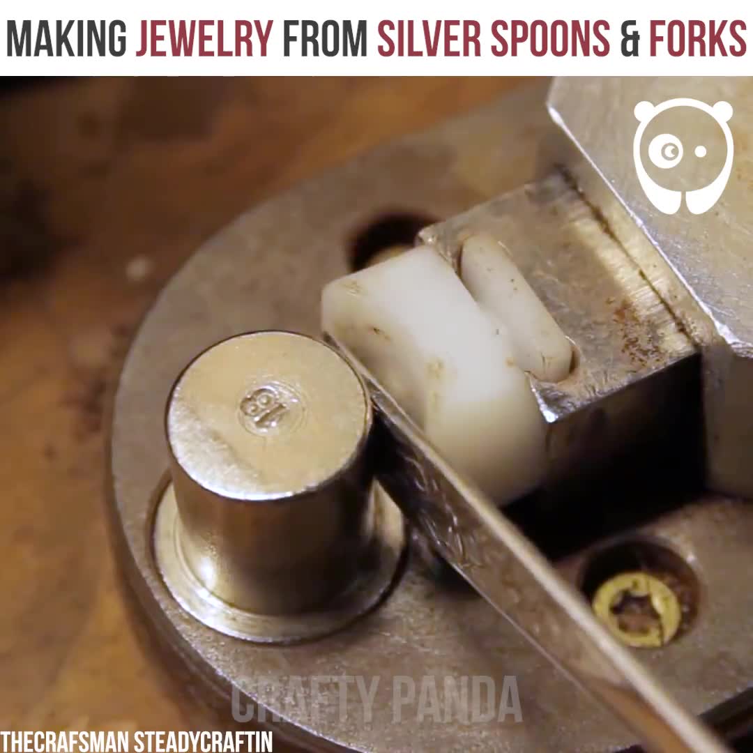Making jewelry from spoons & forks