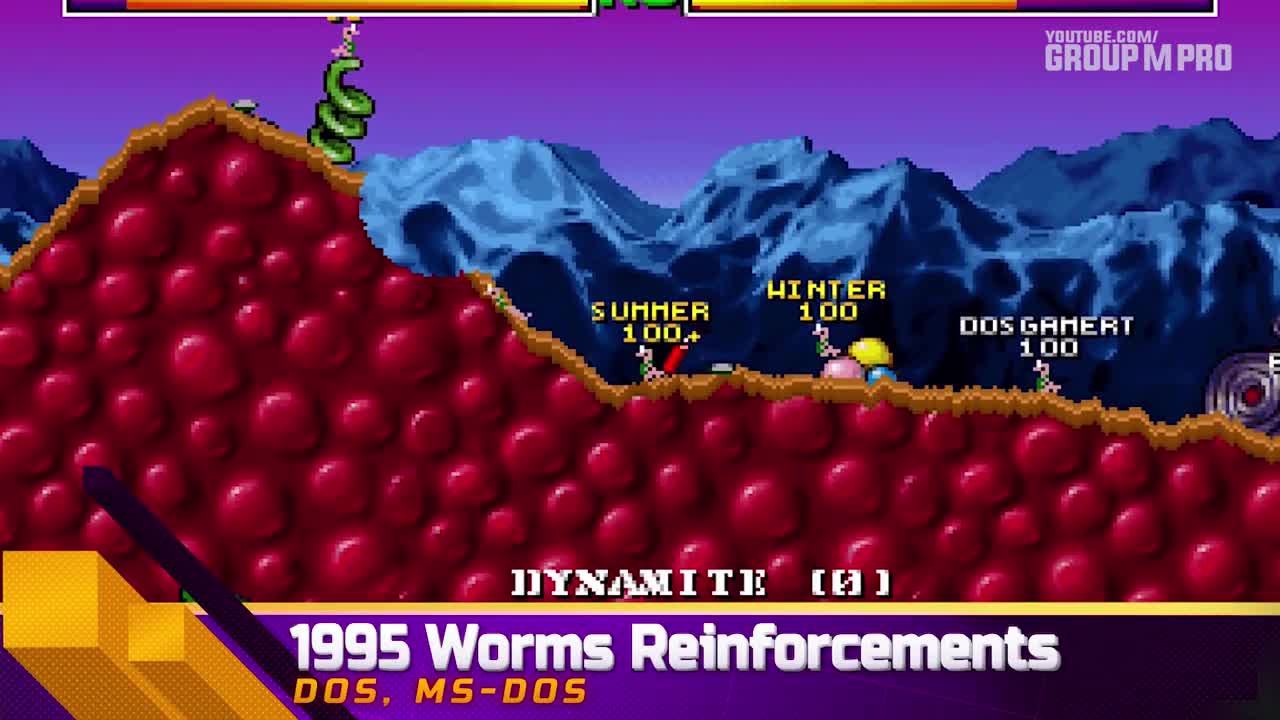 Evolution of Worms games 1995-2020