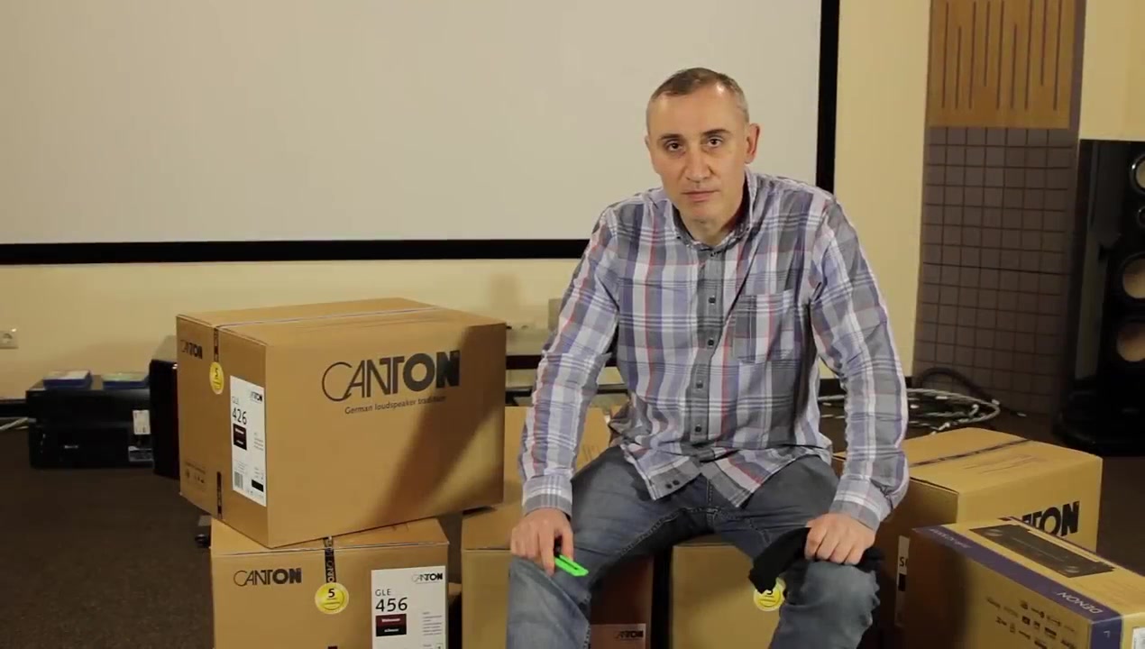 Canton GLE и Denon AVR-X2300W - распаковка, установка и настройка