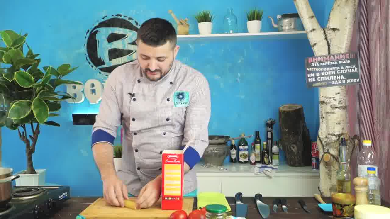 Простая паста с соусом песто / Borsch